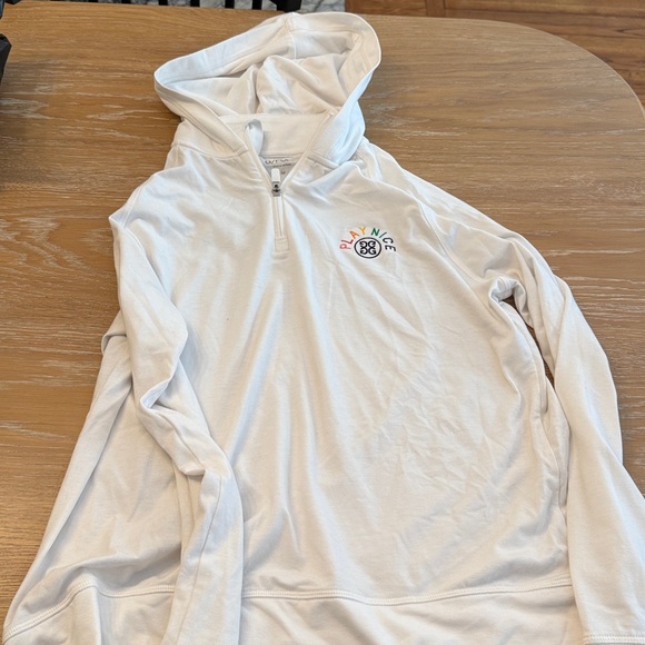 G/FORE White Zip Up Sweater - Picture 1 of 2
